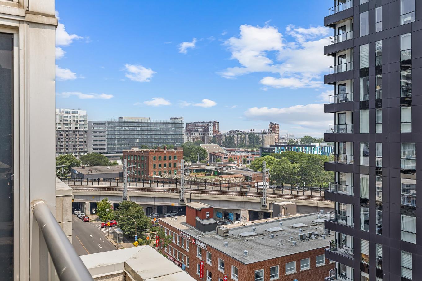 Vue - 907-1045 Rue Wellington, Montréal (Le Sud-Ouest), QC - Outdoor With Balcony With View