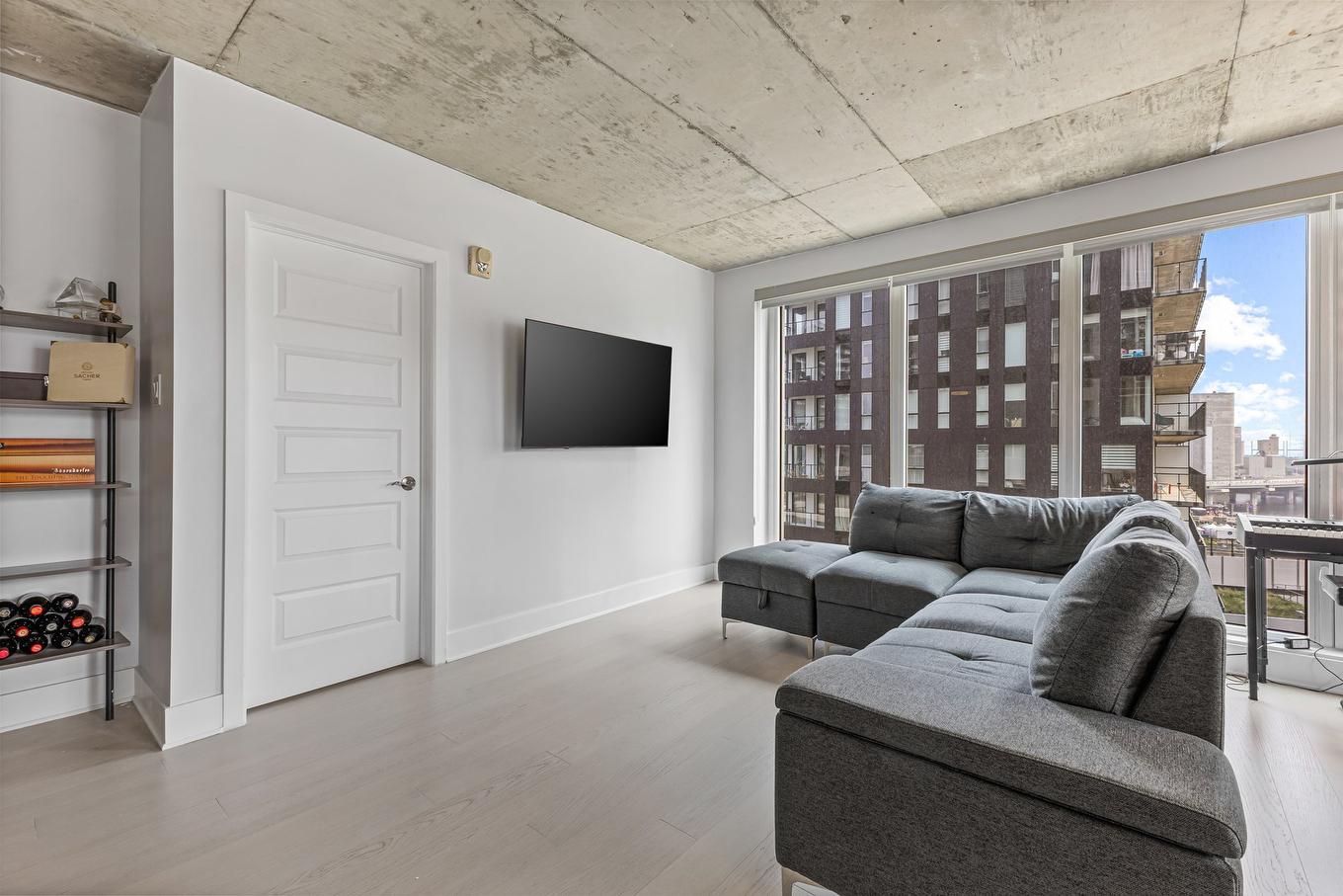 Salon - 907-1045 Rue Wellington, Montréal (Le Sud-Ouest), QC - Indoor Photo Showing Living Room