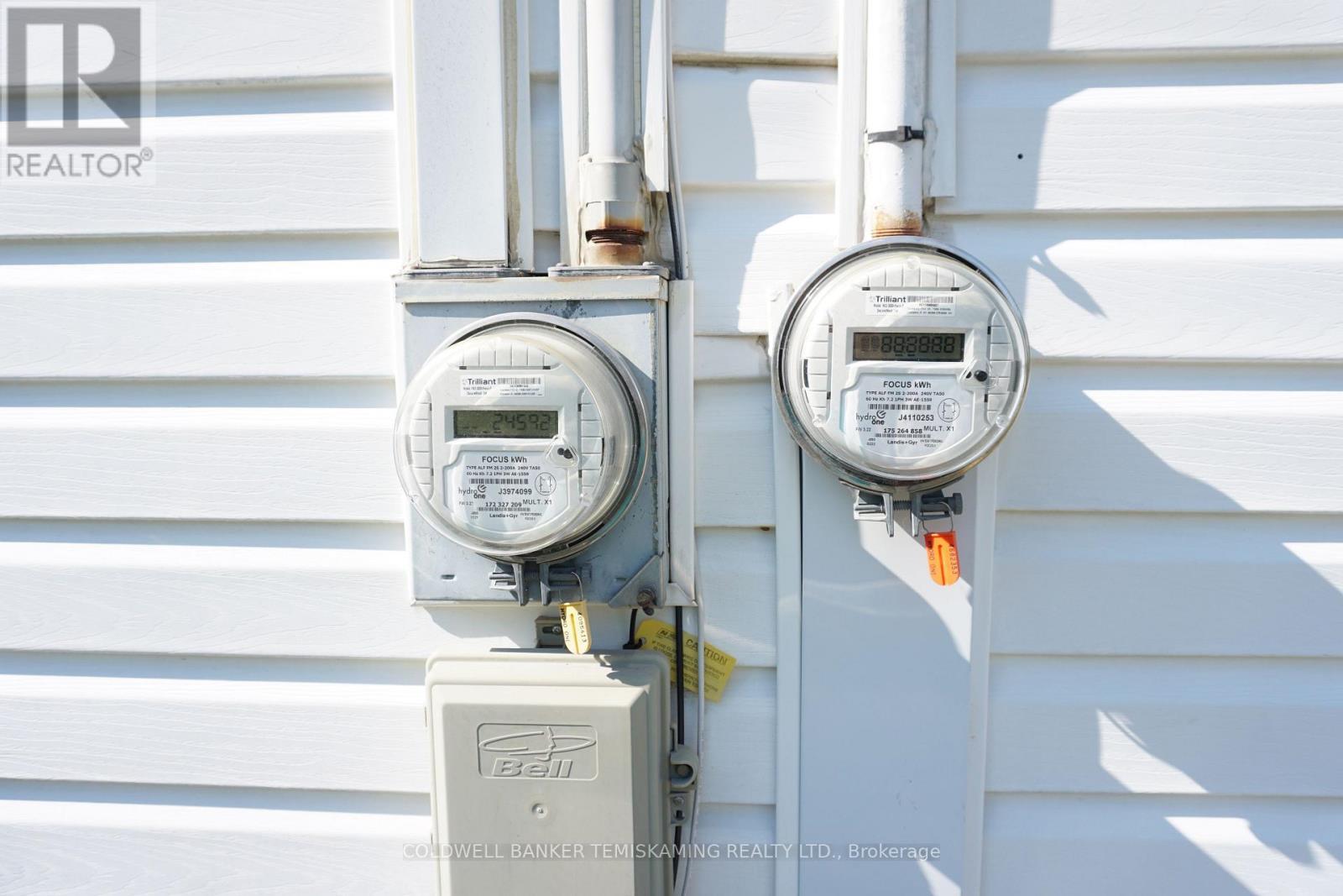 2 Hydro Meters - 293 Meridian Avenue, Temiskaming Shores (Haileybury), ON - Photo Showing Laundry Room