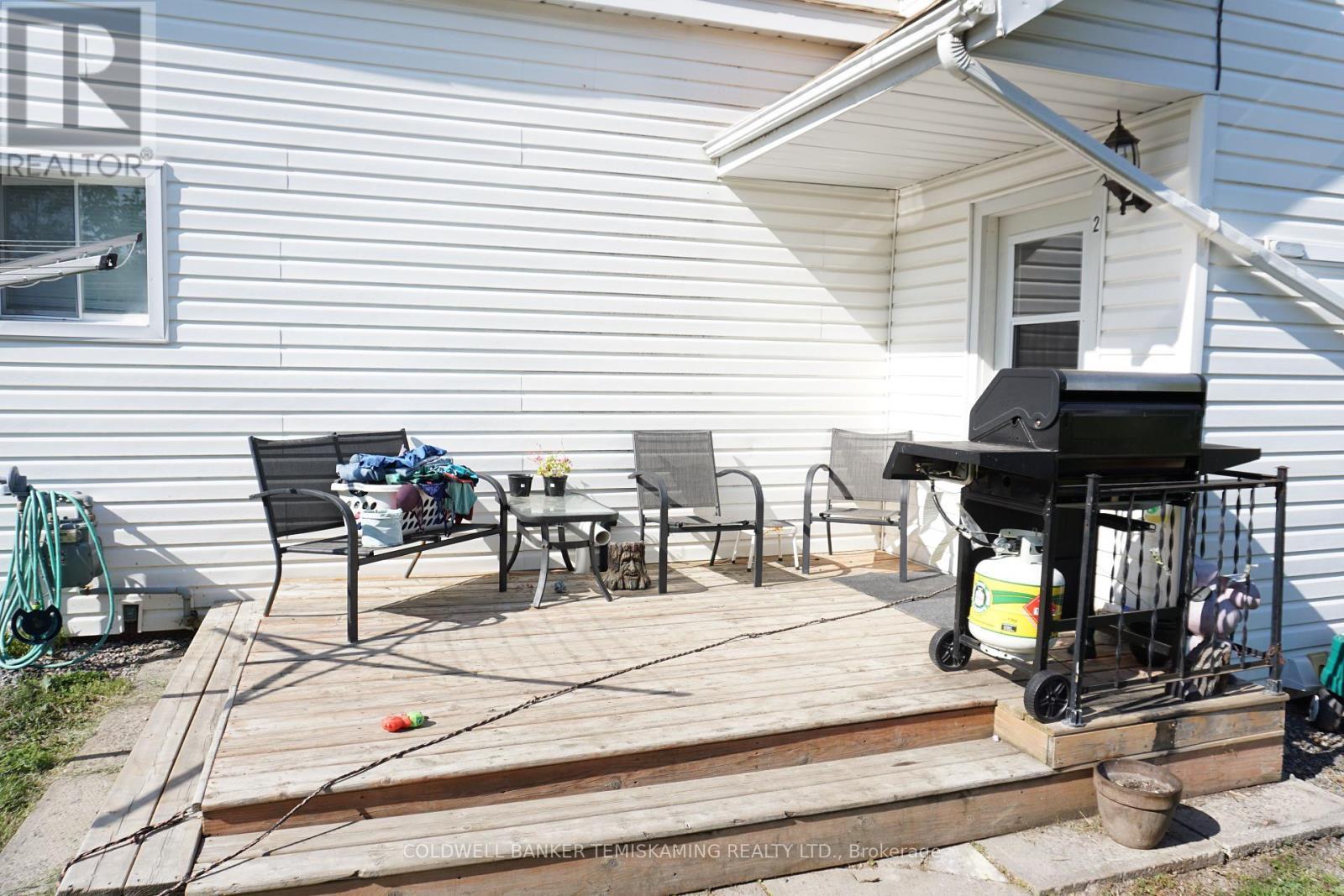 Unit 2-Patio Area - 293 Meridian Avenue, Temiskaming Shores (Haileybury), ON - Outdoor With Exterior