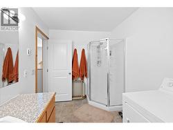 Main floor bathroom and laundry -