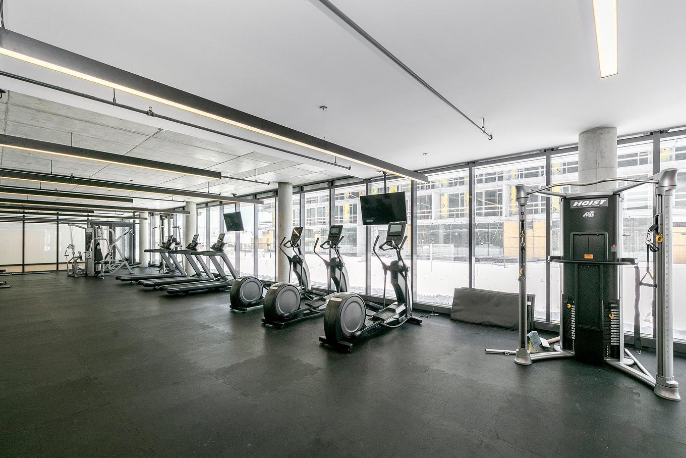 Salle d'exercice - 422-1900 Rue Suzanne-Coallier, Montréal (Saint-Laurent), QC - Indoor Photo Showing Gym Room