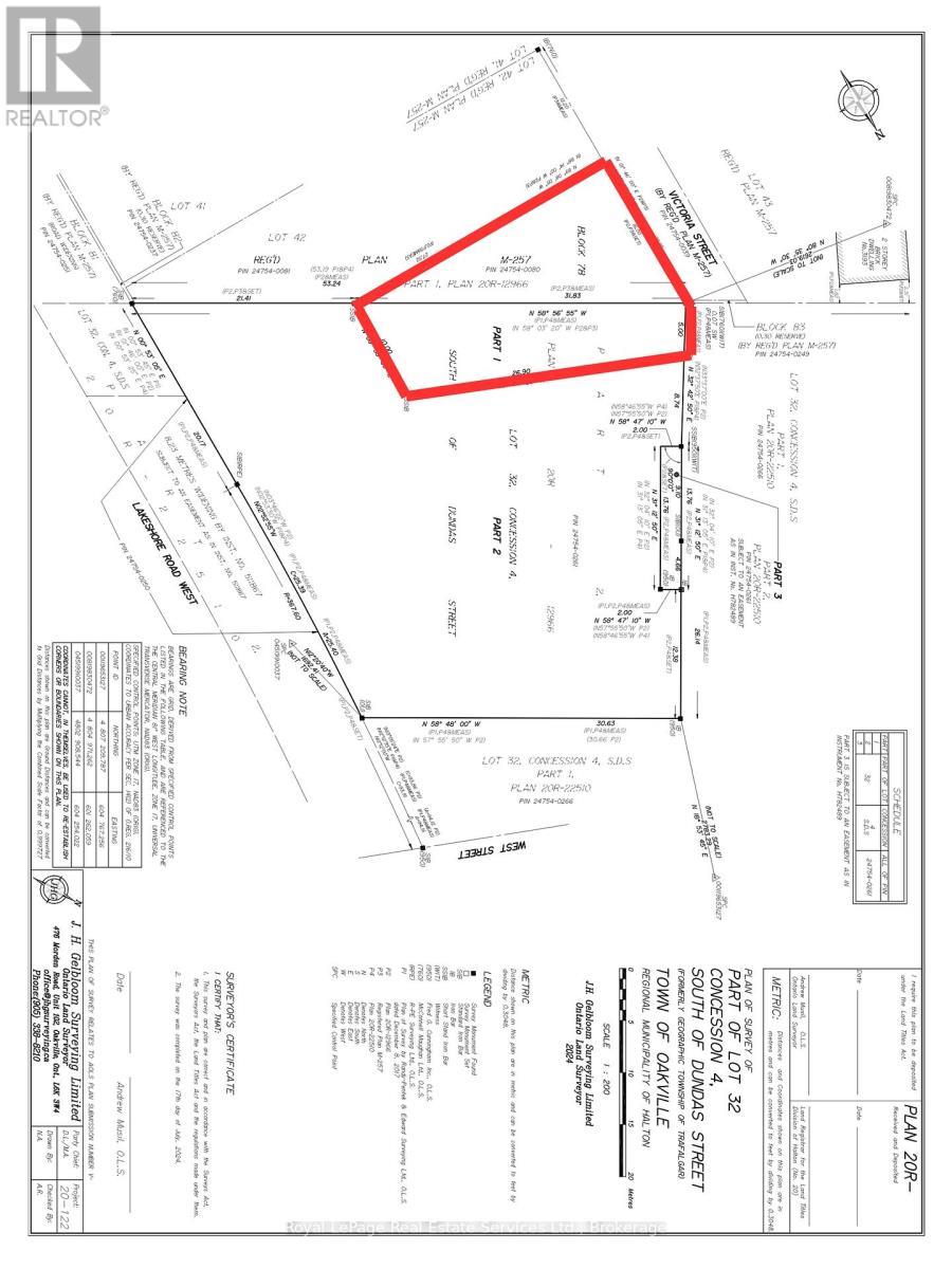 0 Victoria Street, Oakville (Br Bronte), ON