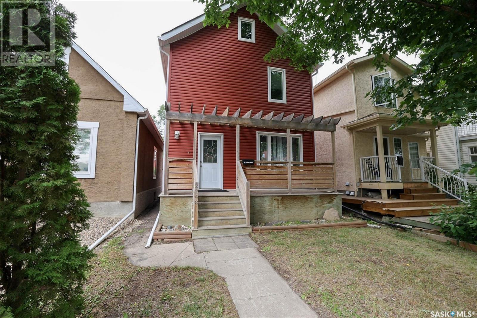 2248 Halifax Street, Regina, SK - Outdoor With Deck Patio Veranda With Facade