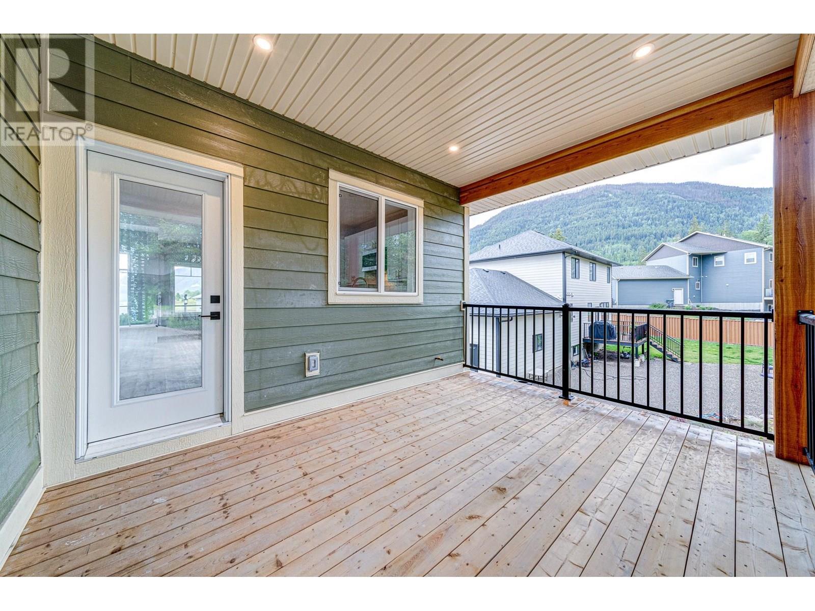 2258 Black Hawk Drive, Sparwood, BC - Outdoor With Deck Patio Veranda With Exterior