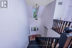 Vaulted ceiling providing natural light -