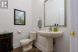 Two piece powder room on main floor -