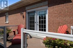 Composite decking and glass railings -