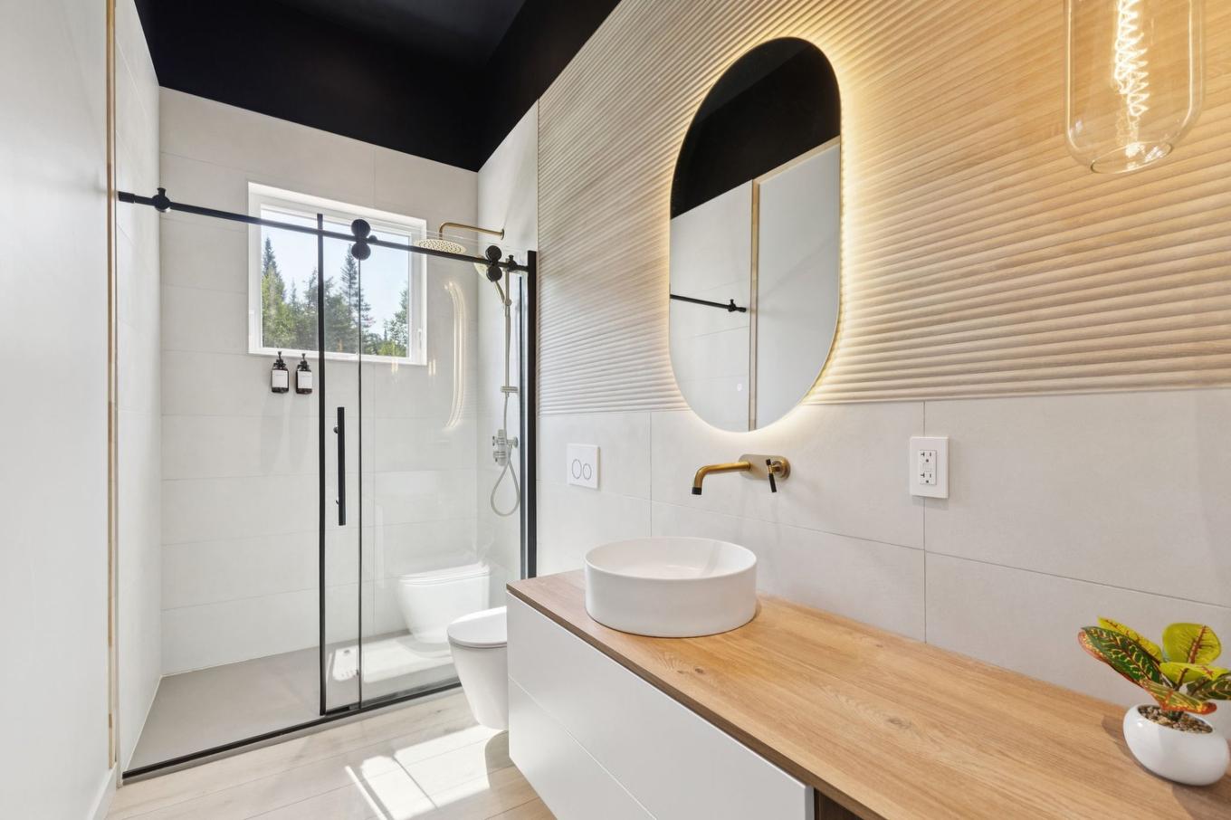 Bathroom - 85 Ch. De La Paroi-Rocheuse, Lac-Supérieur, QC - Indoor Photo Showing Bathroom