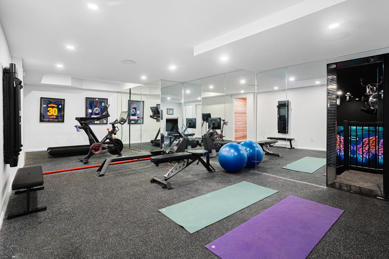 Exercise room - 851 - 853 Ch. Morgan, Saint-Adolphe-D'Howard, QC - Indoor Photo Showing Gym Room