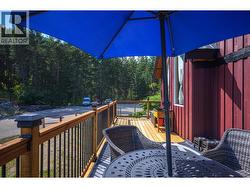 New deck right off dining area on main floor -