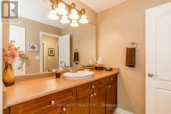 4TH BR. 4PC. ENSUITE, RAISED CUSTOM CABINET/SINK. -