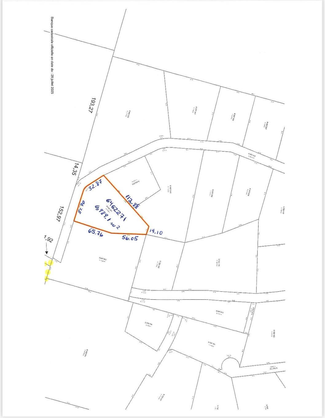 Plan (croquis) - 1090 Ch. De La Source, Saint-Honoré, QC