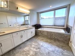 ... and large soaker tub -