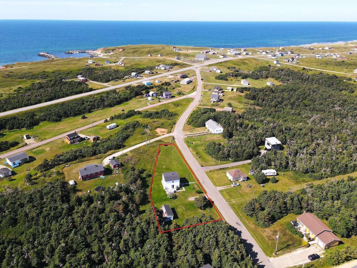 Aerial photo - 44 Ch. Du Quai S., Les Îles-De-La-Madeleine, QC - Outdoor With Body Of Water With View