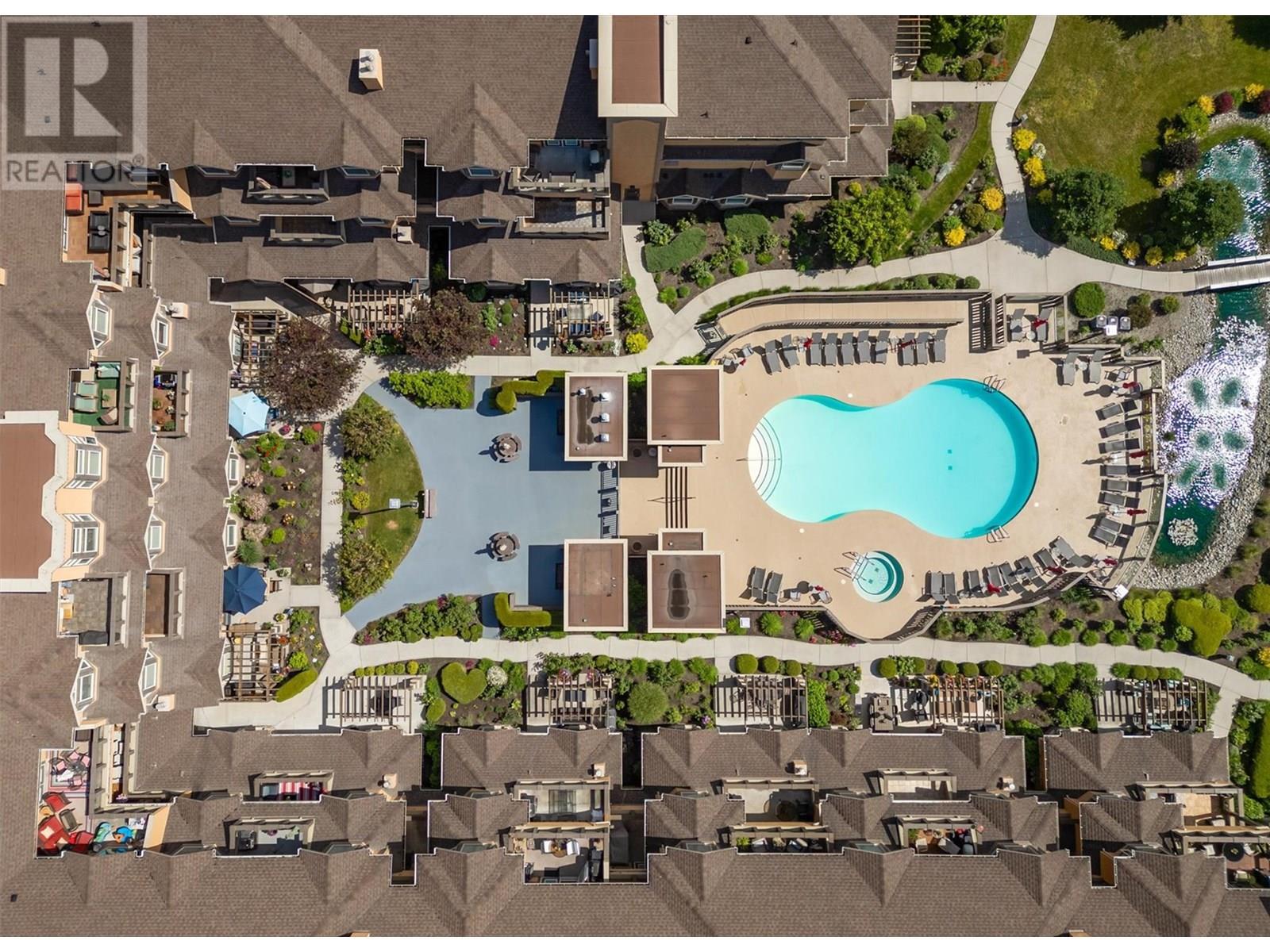 3996 Beach Avenue Unit# 314, Peachland, BC - Outdoor With In Ground Pool With View