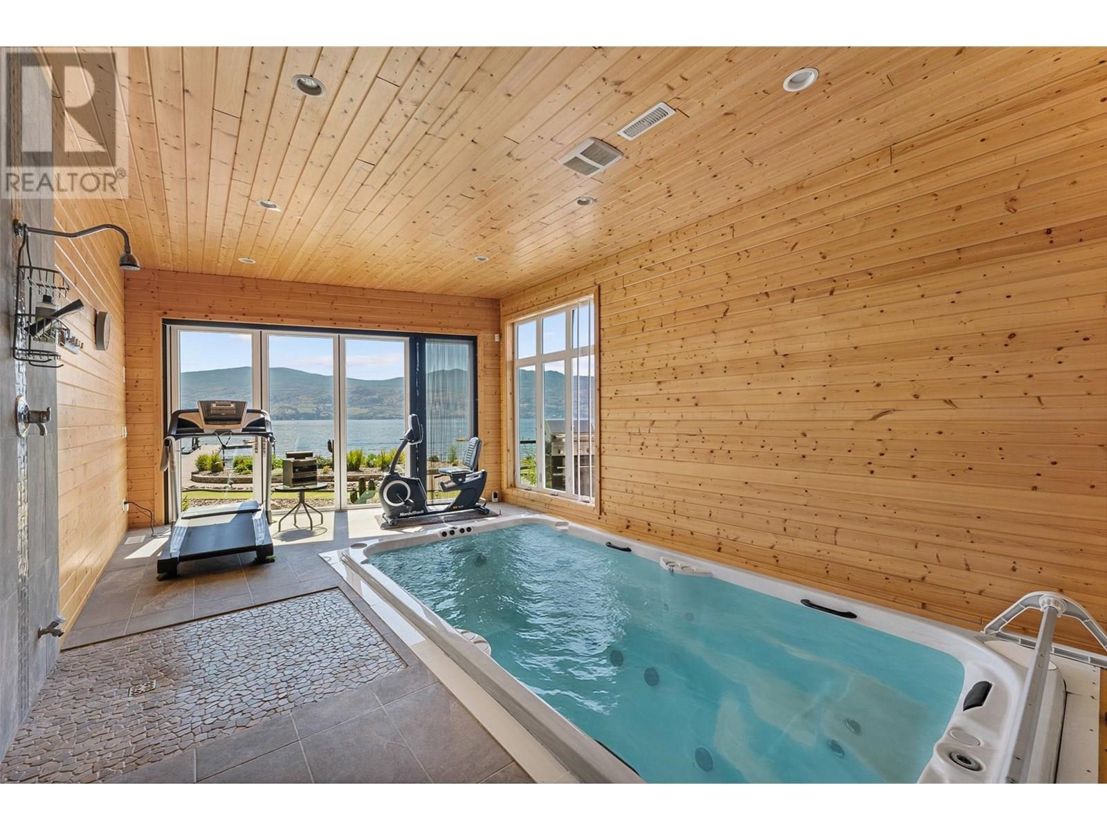 1579 Pritchard Drive, West Kelowna, BC - Indoor Photo Showing Other Room With In Ground Pool