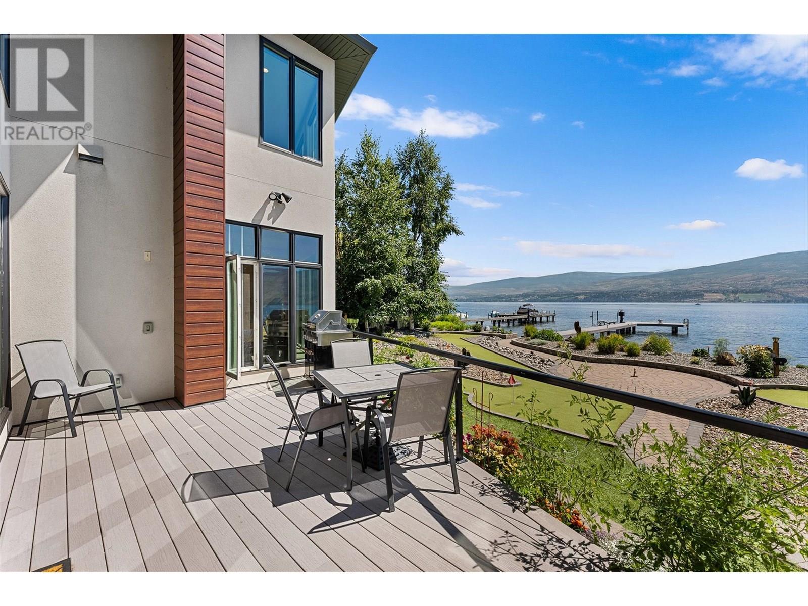 1579 Pritchard Drive, West Kelowna, BC - Outdoor With Body Of Water With Deck Patio Veranda