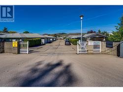 Main entrance on a sunny day -