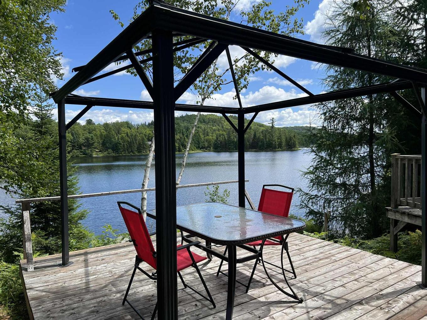 Terrasse - 1361 Ch. Kataway, Saint-Michel-Des-Saints, QC - Outdoor With Body Of Water With Deck Patio Veranda With View