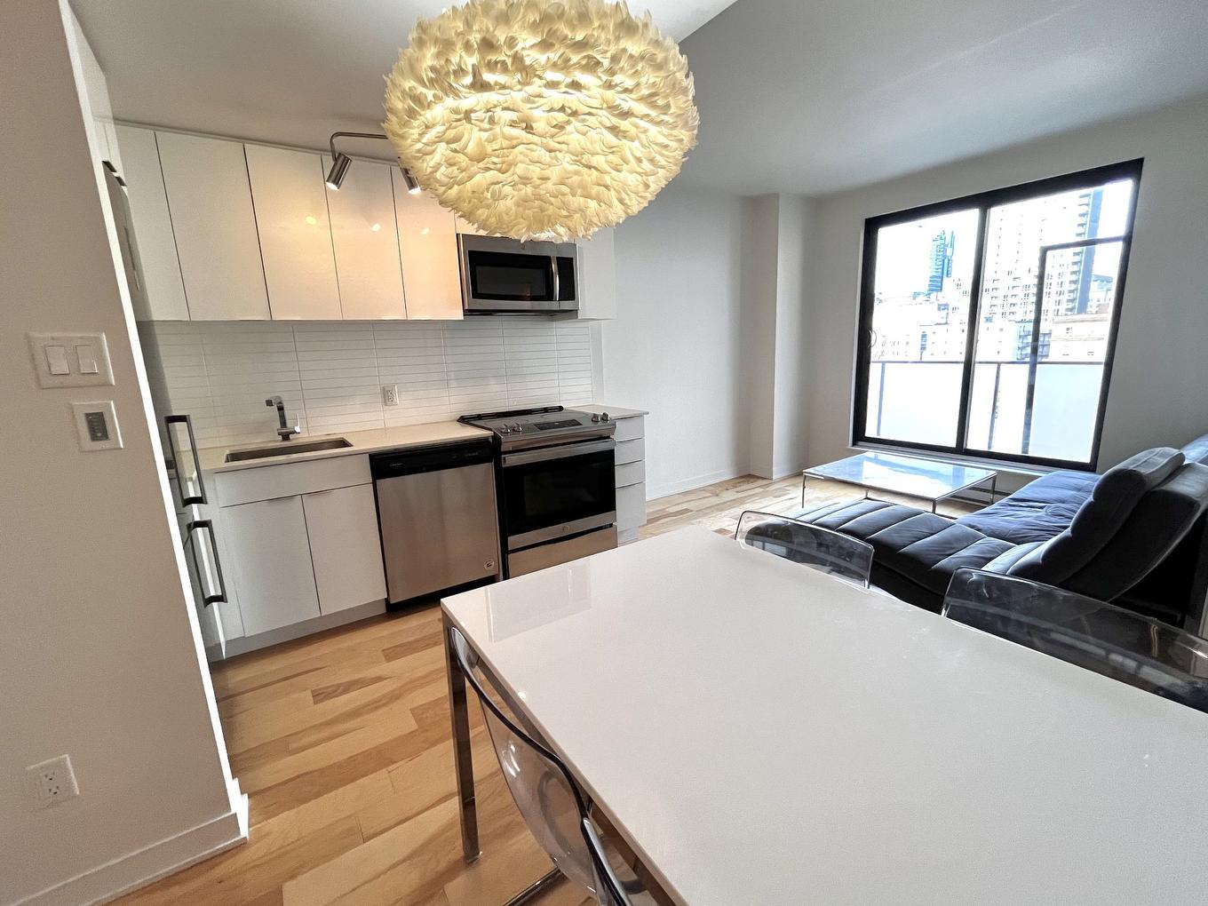 Dining room - 603-1182 Rue Crescent, Montréal (Ville-Marie), QC - Indoor