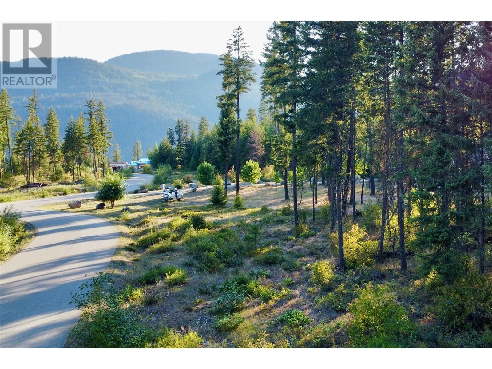 Caitlin Road / Lot 2 frontage (looking SW) - Caitlin Road Lot# 2, Christina Lake, BC
