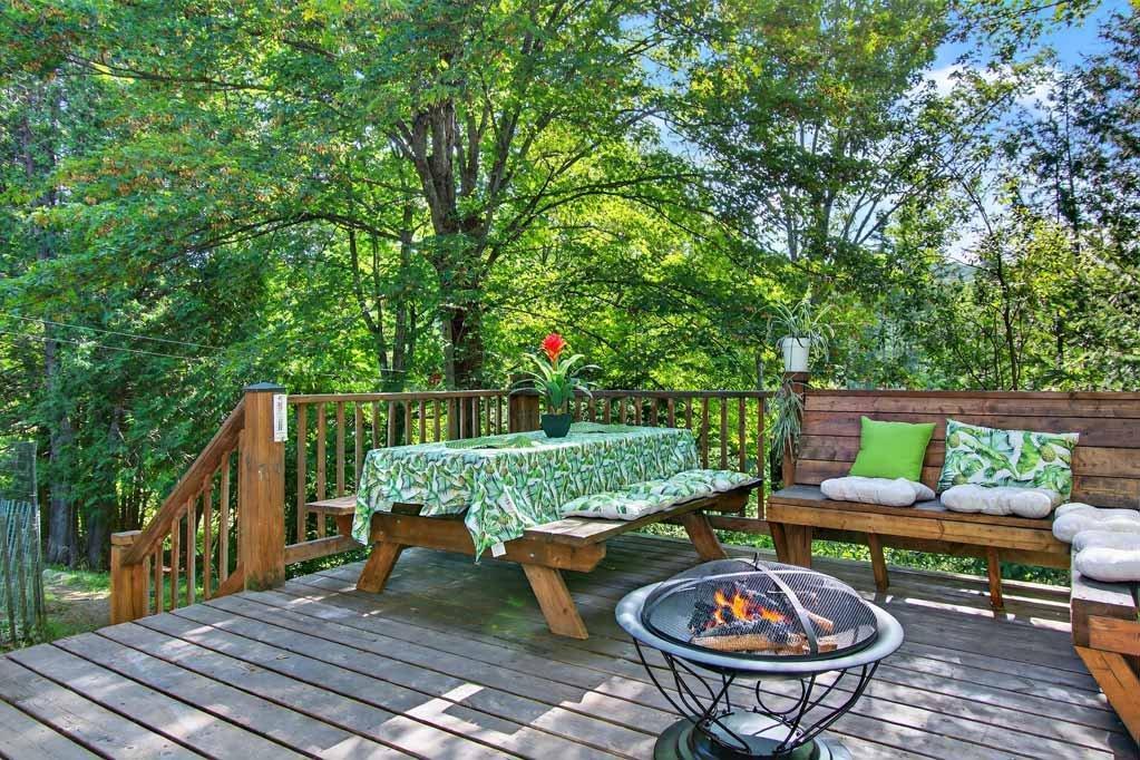 Patio - 6 Ch. De L'Eau-Claire, Lac-Supérieur, QC - Outdoor With Deck Patio Veranda