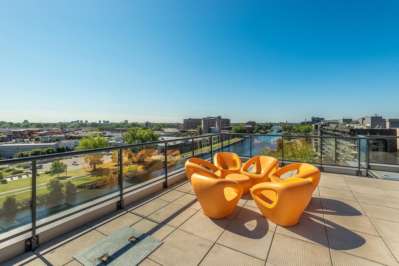 Terrasse - 612-1340 Rue Olier, Montréal (Le Sud-Ouest), QC - Outdoor With Balcony With View