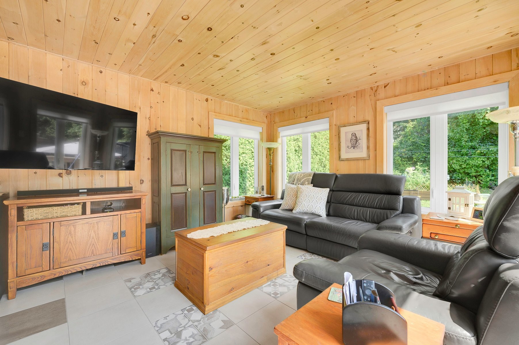 Sun Room - 66 Av. Guindon, Saint-Sauveur, QC - Indoor Photo Showing Living Room