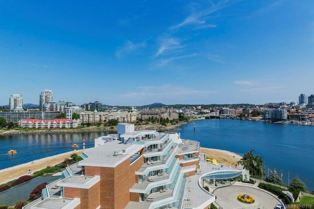 1102-225 Belleville St, Victoria, BC - Outdoor With Body Of Water With View