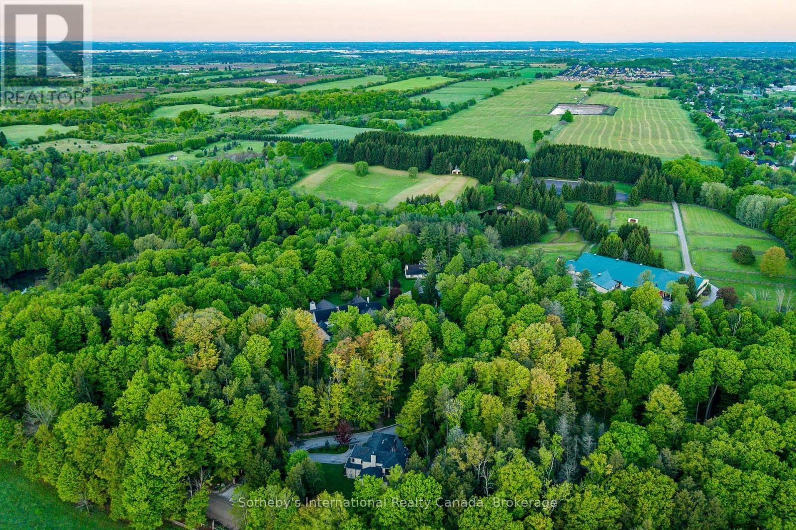 Aerial with property views - 12800 8Th Concession, King (Nobleton), ON