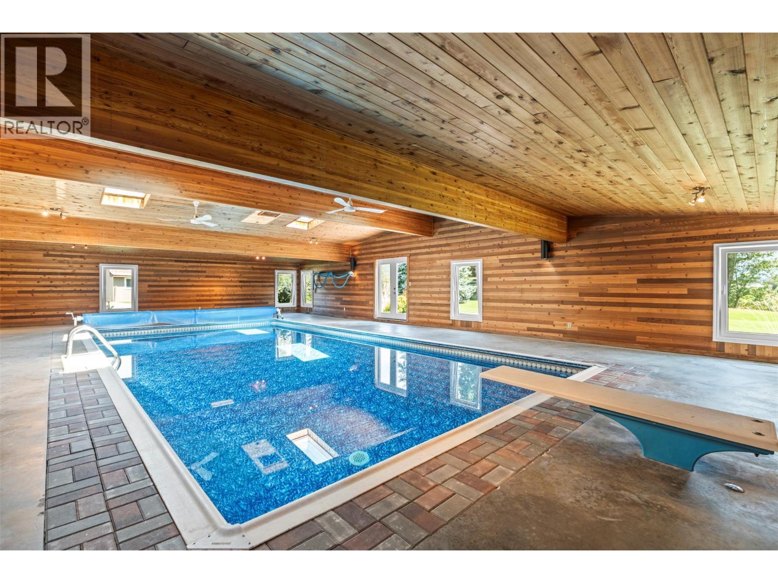 48 Waterside Road, Enderby, BC - Indoor Photo Showing Other Room With In Ground Pool