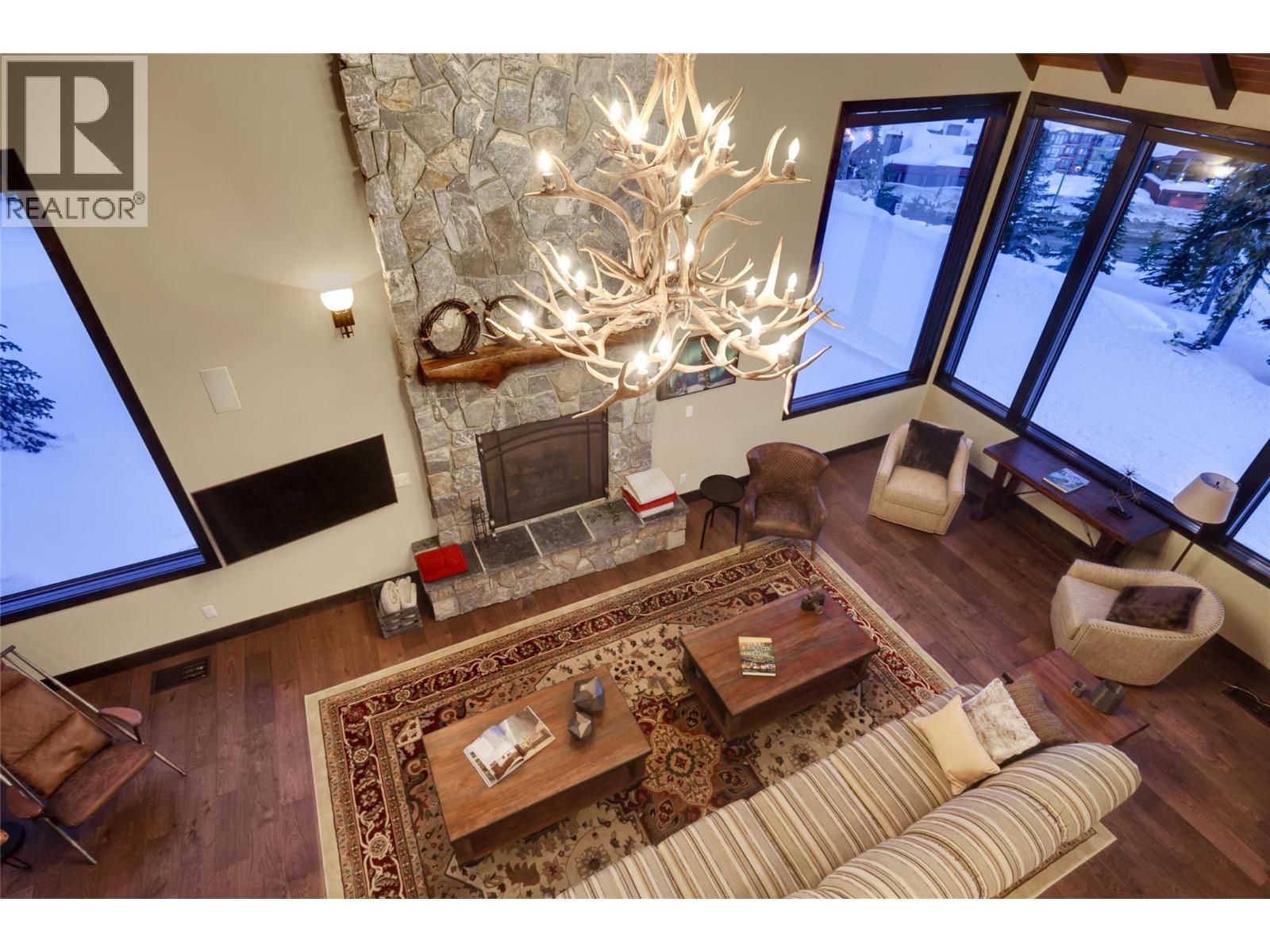 310 Moonshine Crescent Unit# Lot 13, Big White, BC - Indoor Photo Showing Other Room With Fireplace