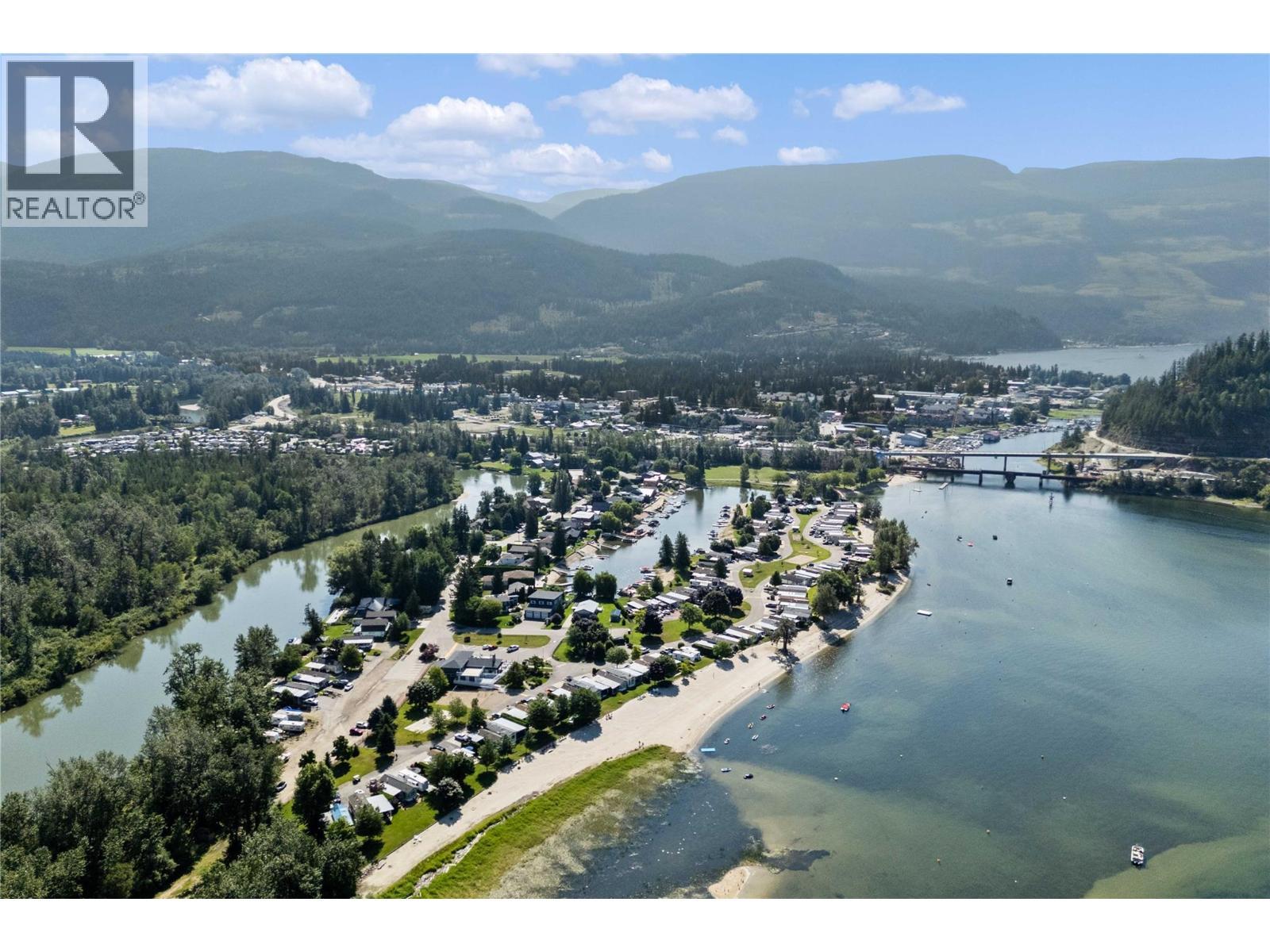 222 Temple Street Unit# 2, Sicamous, BC - Outdoor With Body Of Water With View