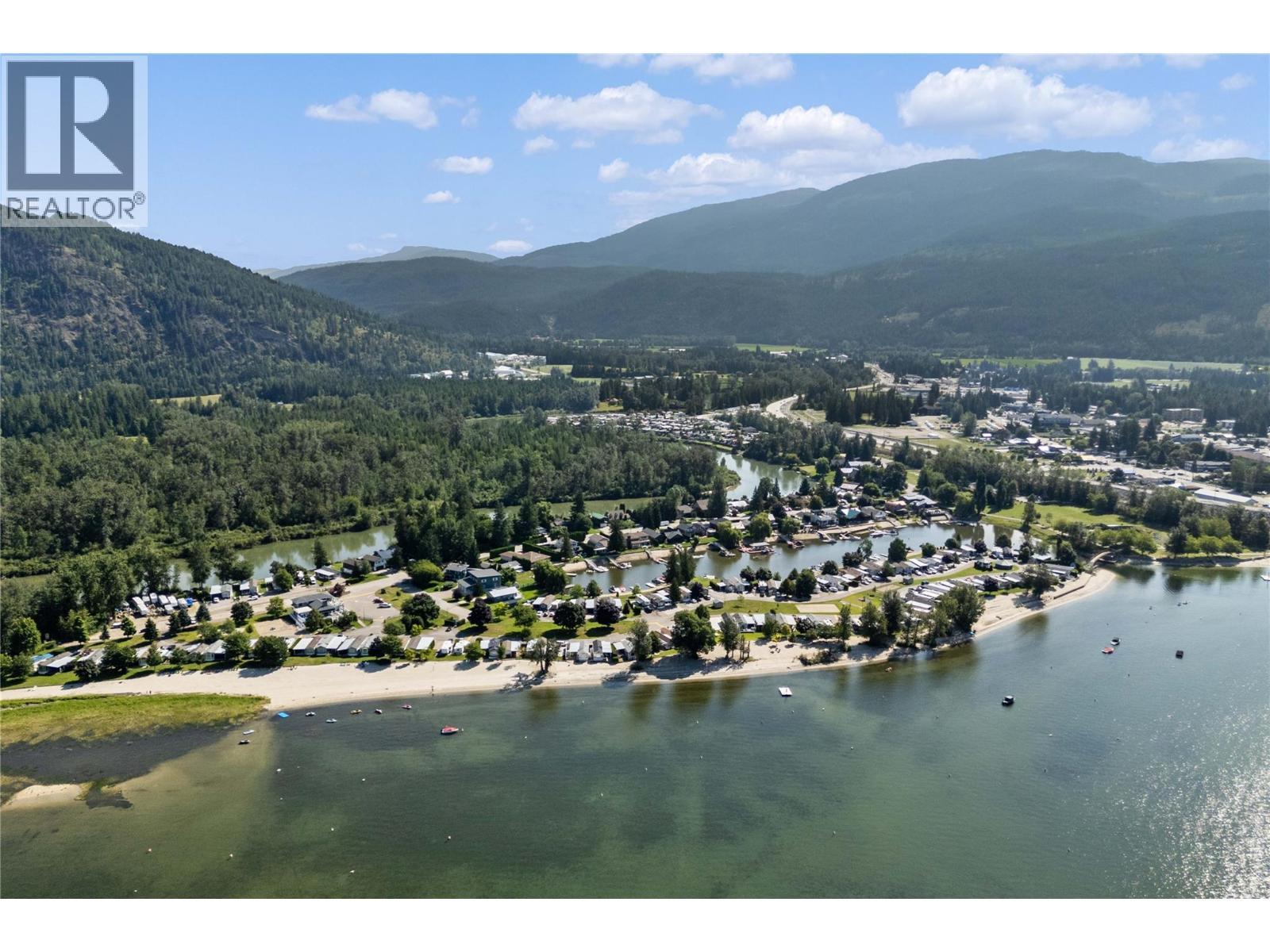 222 Temple Street Unit# 2, Sicamous, BC - Outdoor With Body Of Water With View
