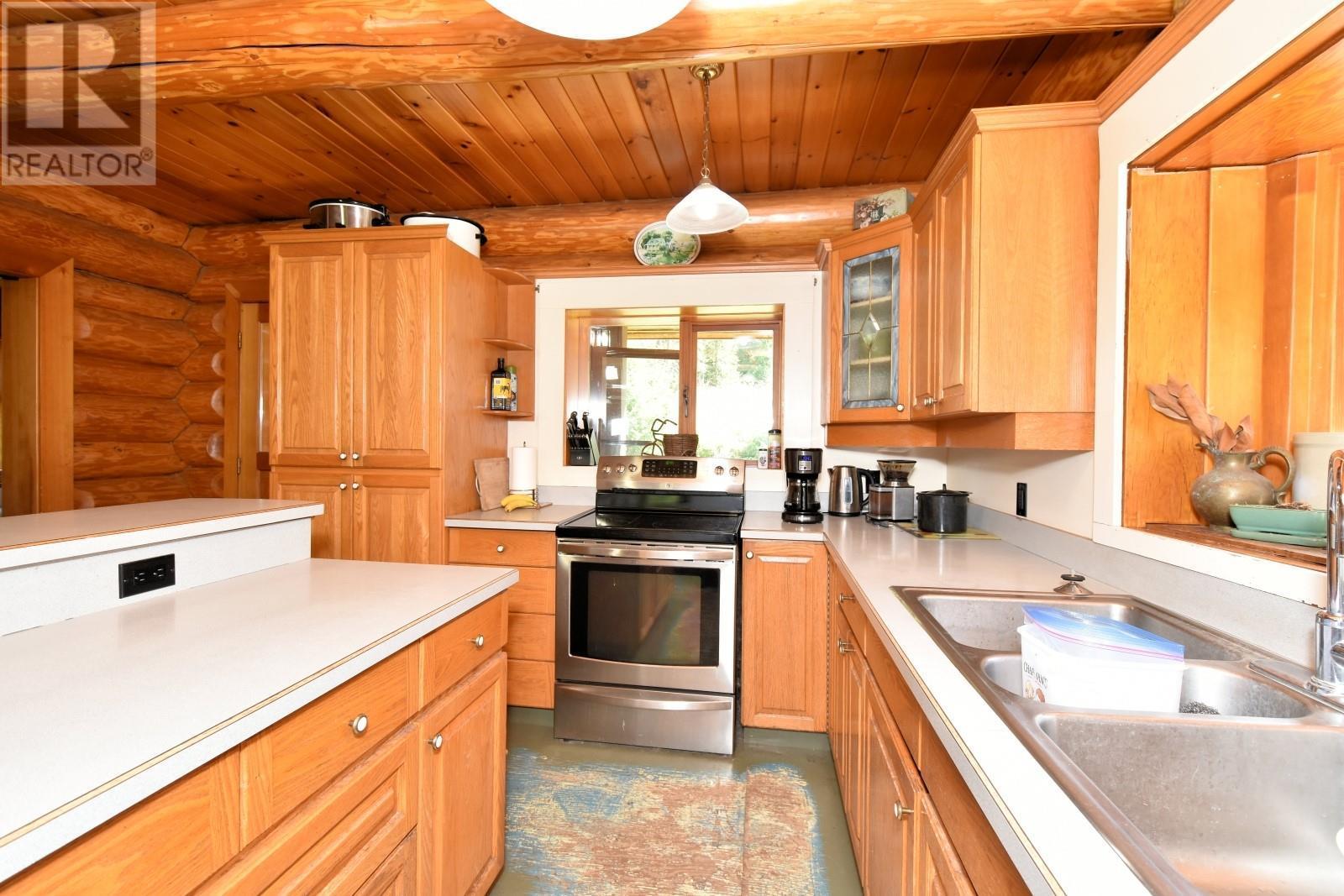 3740 Cameron Road, Eagle Bay, BC - Indoor Photo Showing Kitchen With Double Sink