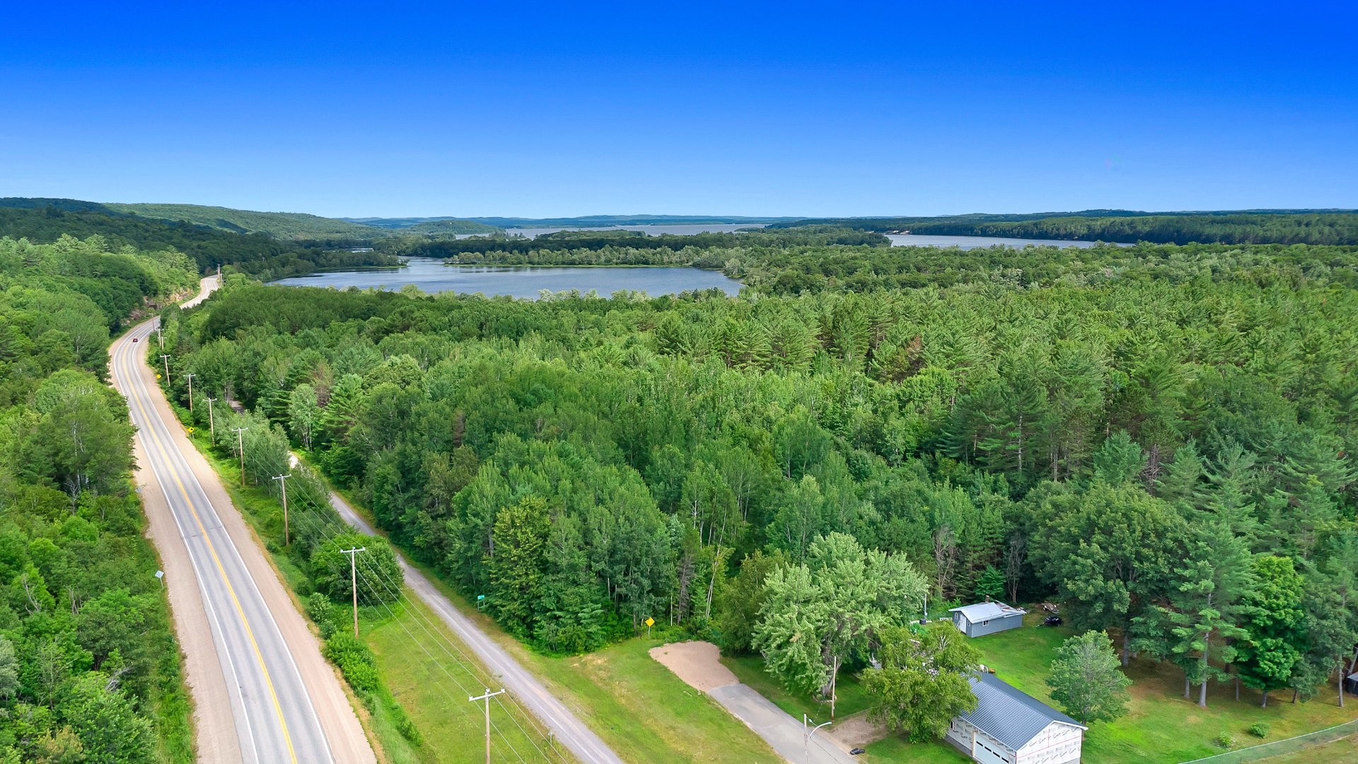 Photo aérienne - Rue Principale, Waltham, QC