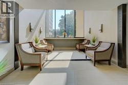 Living area with baseboards -