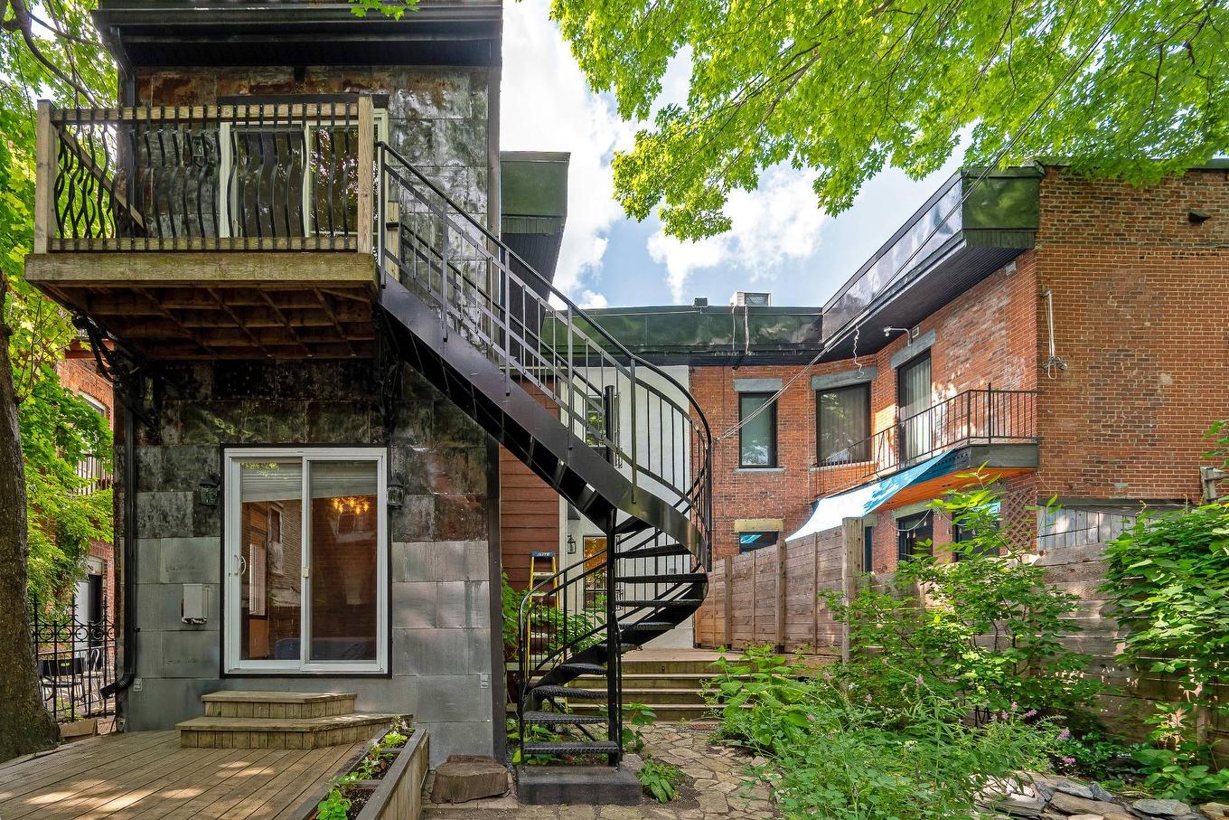 Back facade - 4017Z Rue De Bordeaux, Montréal (Le Plateau-Mont-Royal), QC - Outdoor