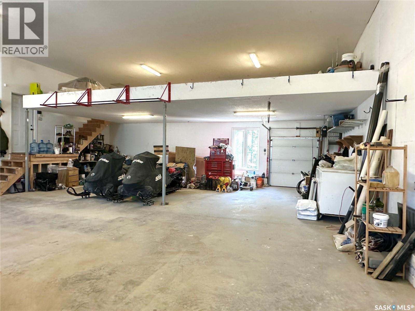 2 Derby Lane, Big Shell, SK - Indoor Photo Showing Garage