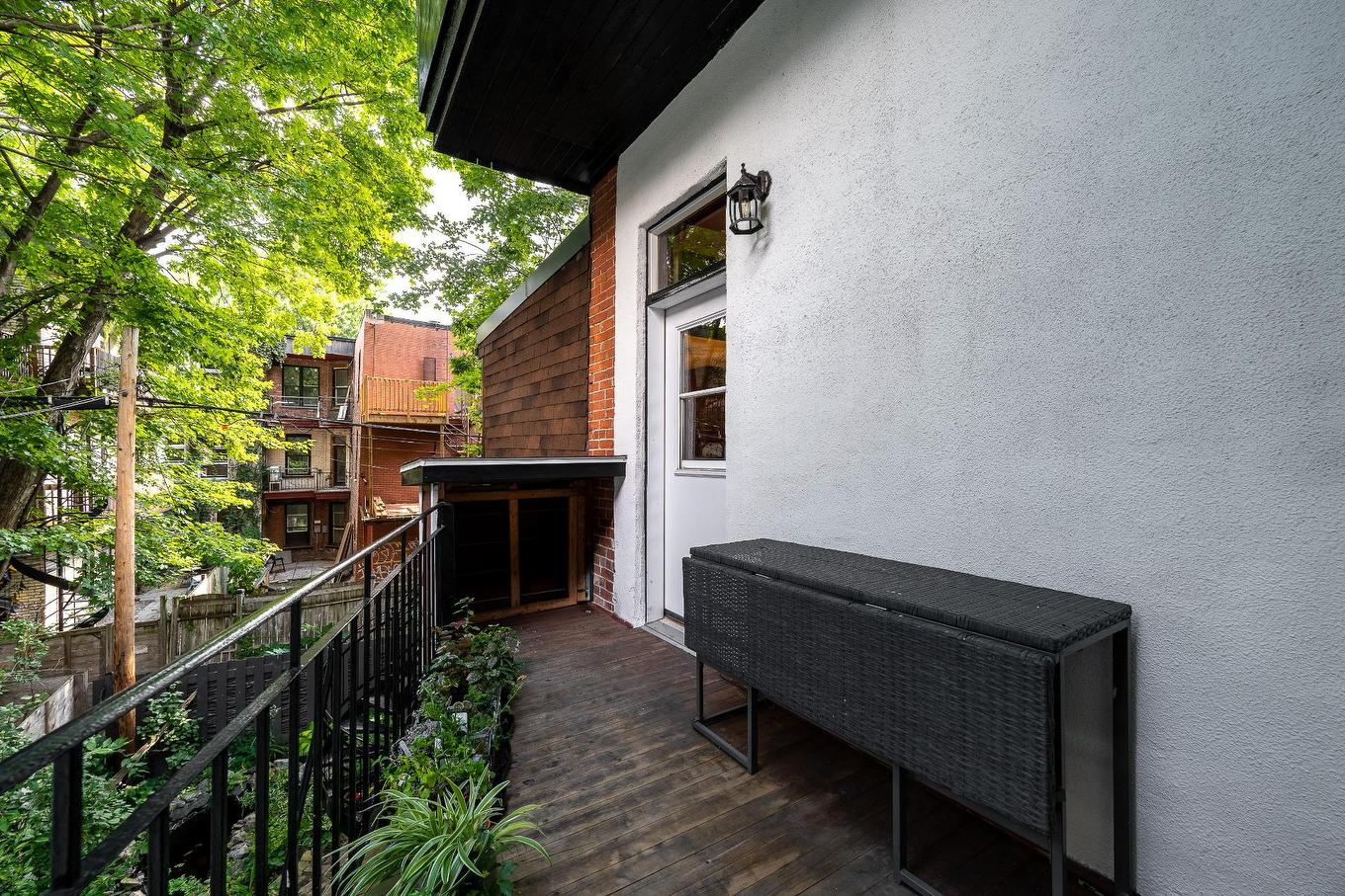 Balcony - 4015Z Rue De Bordeaux, Montréal (Le Plateau-Mont-Royal), QC - Outdoor With Exterior