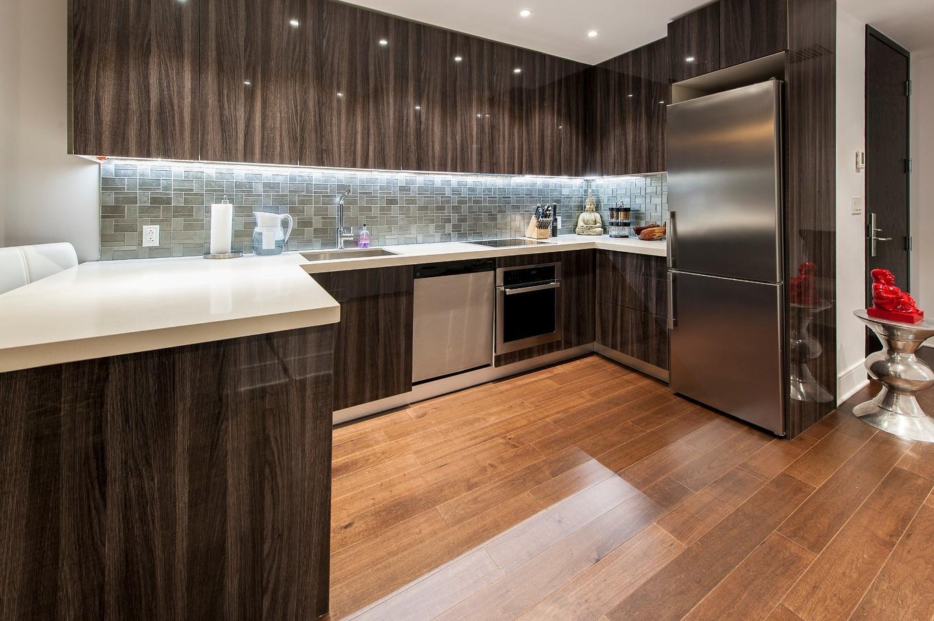 Cuisine - 806-1188 Av. Union, Montréal (Ville-Marie), QC - Indoor Photo Showing Kitchen