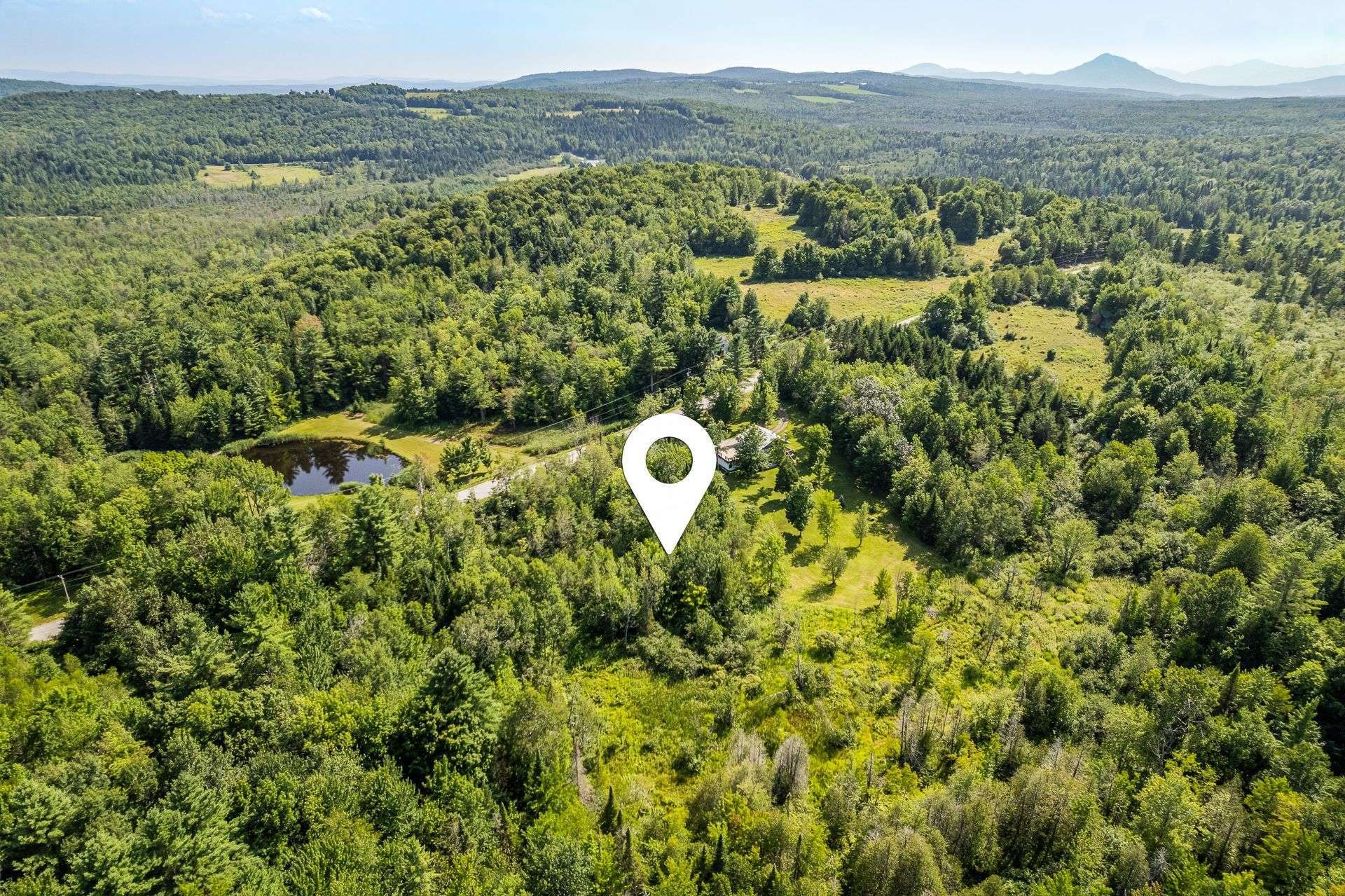 Photo aérienne - Ch. Tétreault, Magog, QC