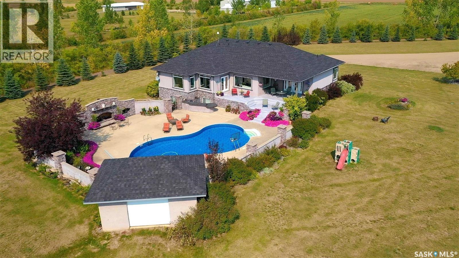 Seeman Acreage, Estevan Rm No. 5, SK - Outdoor With In Ground Pool With Deck Patio Veranda