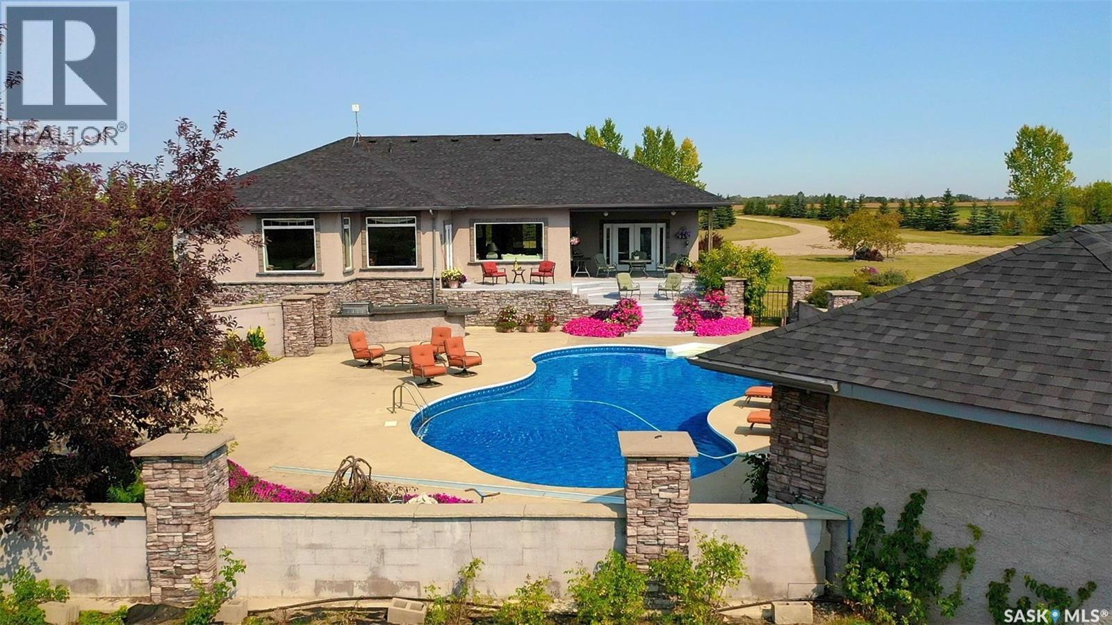 Seeman Acreage, Estevan Rm No. 5, SK - Outdoor With In Ground Pool With Deck Patio Veranda