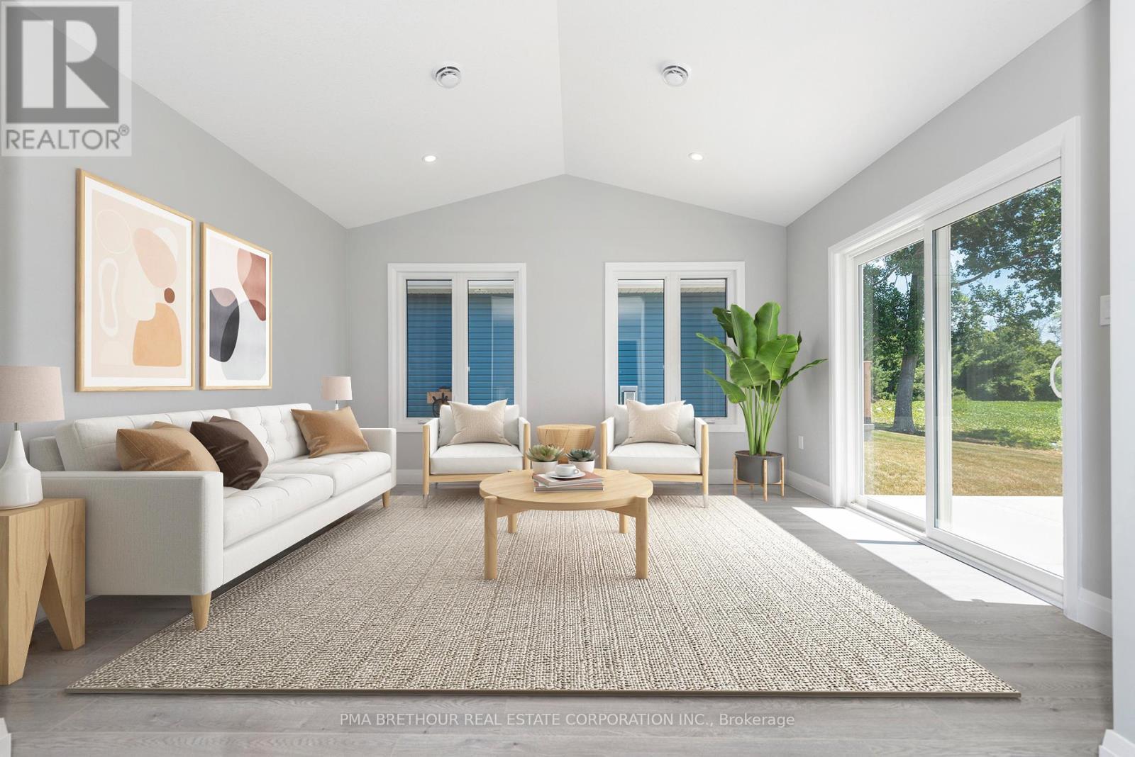 VIRTUALLY STAGED - 269 Lake Breeze Drive, Ashfield-Colborne-Wawanosh, ON - Indoor Photo Showing Living Room