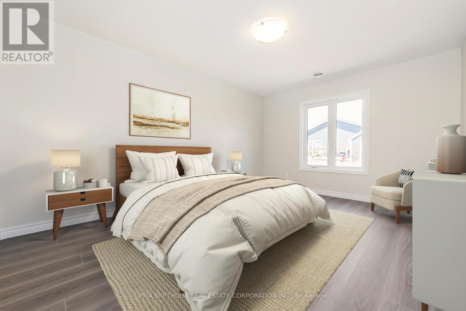 VIRTUALLY STAGED - 8 Sweet Water Drive, Ashfield-Colborne-Wawanosh, ON - Indoor Photo Showing Bedroom