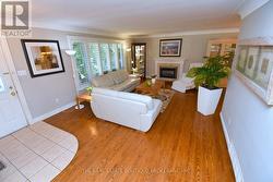 Sunlit Spacious living room with shutters -