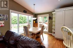 Dining area off Kitchen with natural light -
