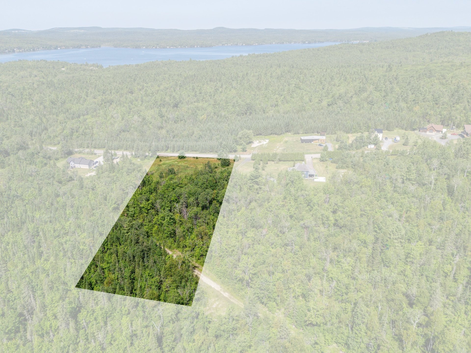 Aerial View - Ch. Bouffard, Saint-Denis-De-Brompton, QC